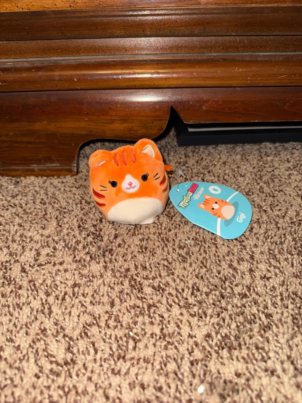Squishmallow Mallowmees Gigi the Orange Cat Squishy Brand New!